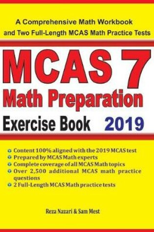 Cover of MCAS 7 Math Preparation Exercise Book