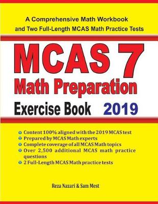 Book cover for MCAS 7 Math Preparation Exercise Book