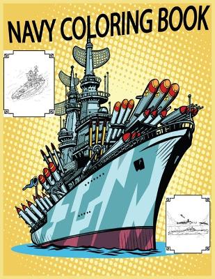 Book cover for Navy Coloring Book