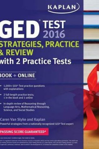 Cover of Kaplan GED Test 2016 Strategies, Practice, and Review
