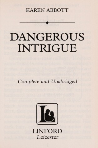 Cover of Dangerous Intrigue