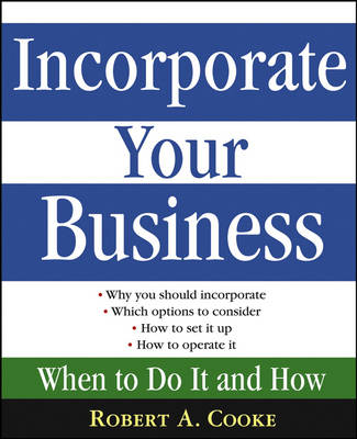 Book cover for Incorporate Your Business