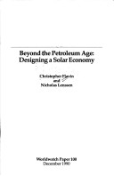 Book cover for Beyond the Petroleum Age: Designing a Solar Economy