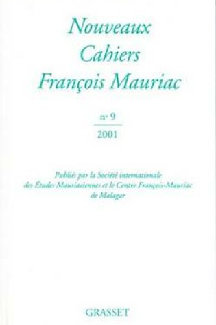 Cover of Nouveaux Cahiers Francois Mauriac N09
