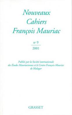 Book cover for Nouveaux Cahiers Francois Mauriac N09