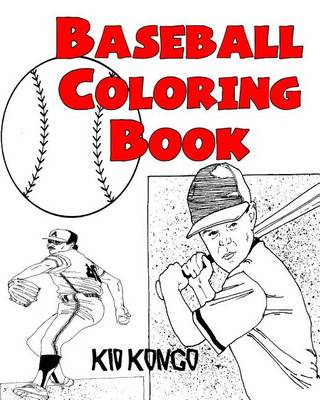 Book cover for Baseball Coloring Book