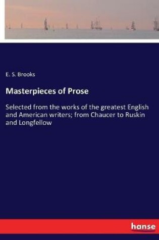 Cover of Masterpieces of Prose