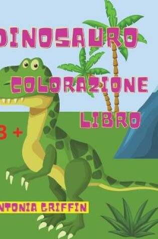 Cover of Libro da colorare di dinosauri