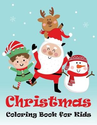 Book cover for Christmas Coloring book for kids