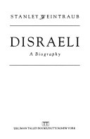 Book cover for Weintraub Stanley : Disraeli (HB)