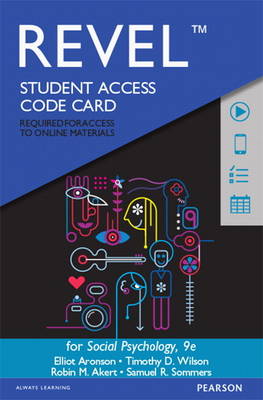 Book cover for REVEL for Social Psychology -- Access Code Card