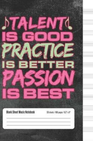 Cover of Talent Is Good Practice Is Better Passion Is Best