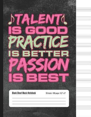 Book cover for Talent Is Good Practice Is Better Passion Is Best