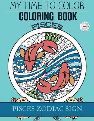 Book cover for Pisces Zodiac Sign - Adult Coloring Book