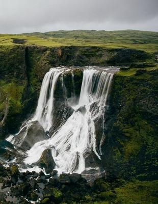 Book cover for Mountain Waterfall Notebook