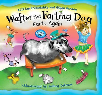Book cover for Walter the Farting Dog Farts Again