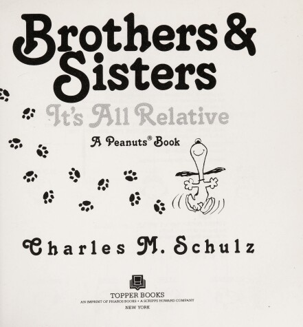 Book cover for Brothers and Sisters, It's All Relative