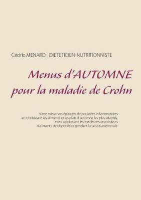 Book cover for Menus d'automne pour la maladie de Crohn