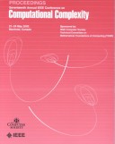 Book cover for 17th IEEE Annual Conference on Computational Complexity (CCC 2002)