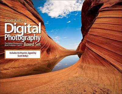 Book cover for Scott Kelby's Digital Photography Boxed Set, Volumes 1 and 2 (Includes The Digital Photography Book Volume 1, The Digital Photography Book Volume 2, and Limited Signed Print)