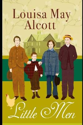 Book cover for little men by louisa may alcott(illustrated Edition)