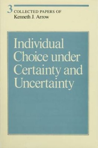 Cover of Collected Papers of Kenneth J. Arrow