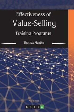 Cover of Effectiveness of Value-Selling Training Programs