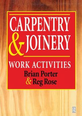 Book cover for Carpentry and Joinery: Work Activities