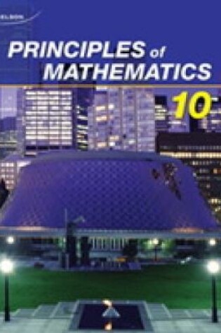 Cover of Principles of Mathematics 10 Student Book & Online PDFS