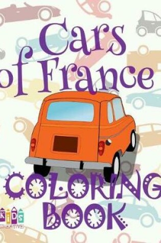 Cover of Cars of France Coloring Book