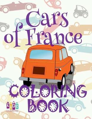 Book cover for Cars of France Coloring Book
