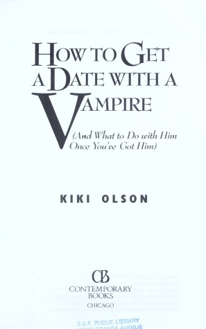 Book cover for How to Get A Date W/ A Vampire