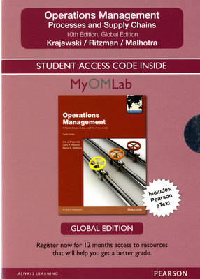 Book cover for Student Access Card for Operations Management: Global Edition