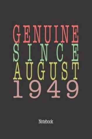 Cover of Genuine Since August 1949