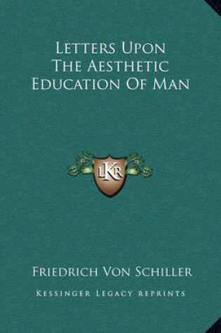 Cover of Letters Upon the Aesthetic Education of Man