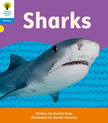 Book cover for Oxford Reading Tree: Floppy's Phonics Decoding Practice: Oxford Level 3: Sharks