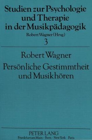 Cover of Persoenliche Gestimmtheit Und Musikhoeren