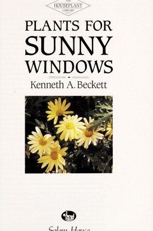 Cover of Plants for Sunny Windows