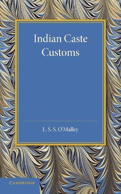 Book cover for Indian Caste Customs