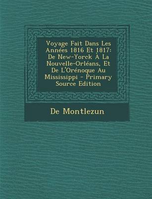 Book cover for Voyage Fait Dans Les Annees 1816 Et 1817