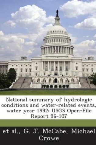 Cover of National Summary of Hydrologic Conditions and Water-Related Events, Water Year 1992