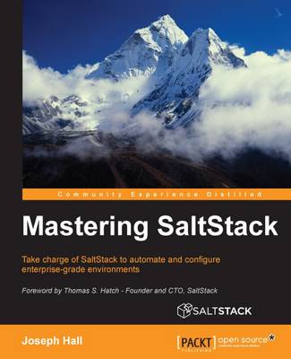 Book cover for Mastering SaltStack