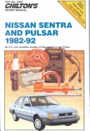 Book cover for Nissan Sentra and Pulsar 82-92