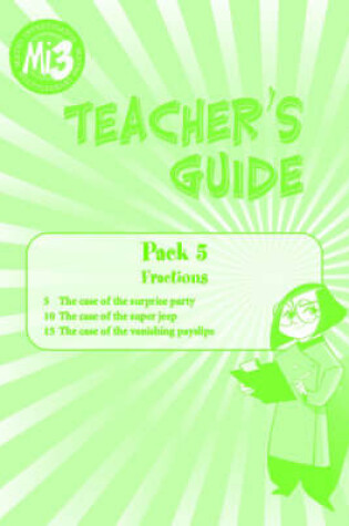 Cover of Maths Investigator: MI3 Teacher's Guide Topic Pack E: Fractions