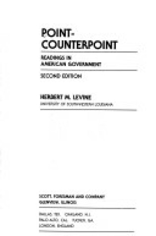 Cover of Point-Counterpoint