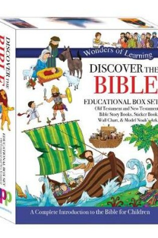 Cover of Wonders of Learning Box Set - Old & New Testament Reference Books, Sticker Book, Colouring Wall Chart and Model Ark Kit
