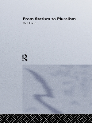 Book cover for From Statism To Pluralism