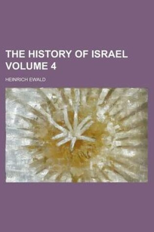 Cover of The History of Israel Volume 4