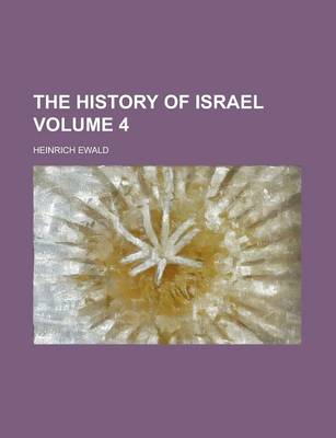 Book cover for The History of Israel Volume 4