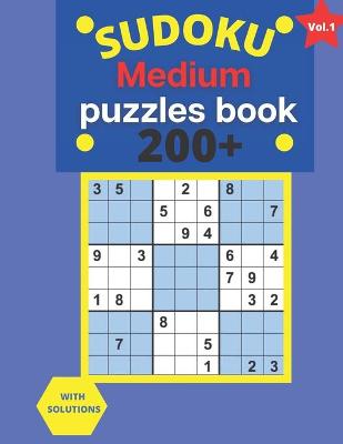 Book cover for 200+ Medium sudoku puzzles book